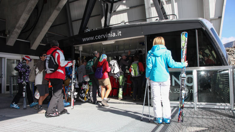 Funivia della Skiarea di Breuil Cervinia